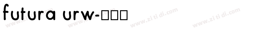 futura urw字体转换